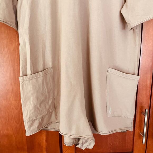 Free People Movement Hot Shot Tee Romper Mocha Latte Size Large - Picture 6 of 10